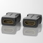 Vention Adaptador HDMI 2.0 4K Hembra a Hembra Negro AIRB0
